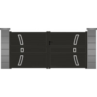 PORTAIL BATTANT  ALUMINIUM...